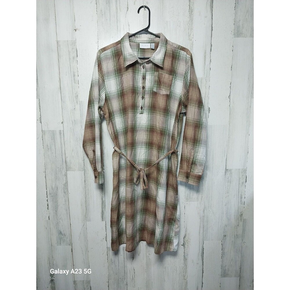 Children's Place Matching Family Plaid Shirt Dress Women's XL